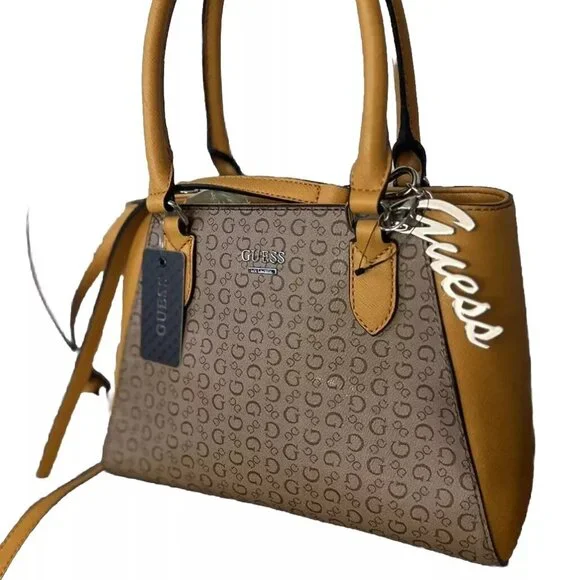 Guess | Bags | Guess Crossbody Bag Medium Bag In Brown Yellow 